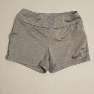 Little Girls Size 4 Dri-Fit Gray Nike Shorts